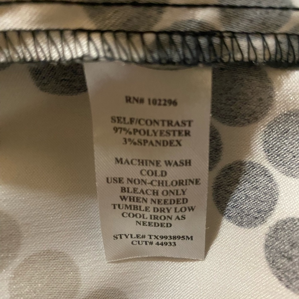 3/$20 Connected Apparel Black and Brown Sheath Dress 14 - Picture 4 of 4